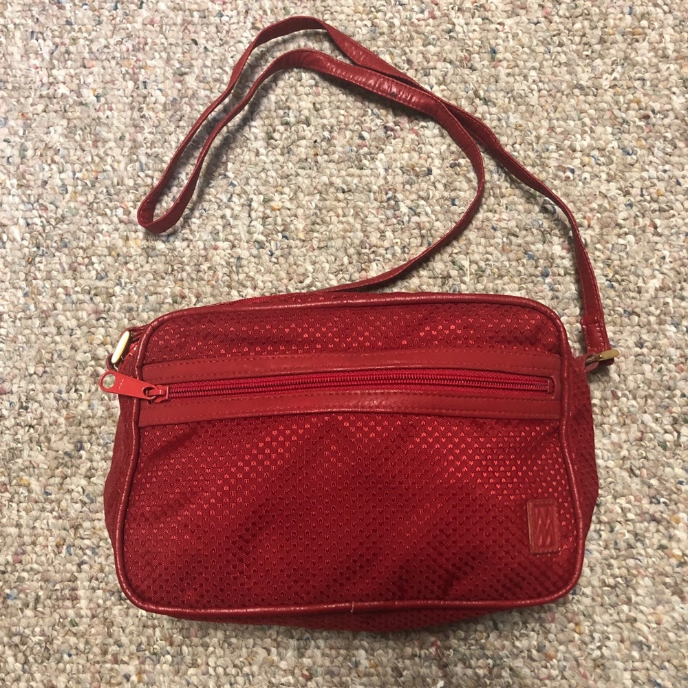 Mary Ann Rosenfeld - Vintage Red Shoulder Bag